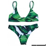 Mumentfienlis Women's Two Piece Padded Bikini Swimsuit Green2 B01M22PP4G